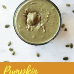 Turn pumpkin seeds into a nut-free butter alternative in minutes with no added oil and only three ingredients! This pumpkin seed butter is quick, easy, and delicious!